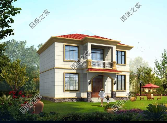 三開間房屋設(shè)計，獨棟經(jīng)濟(jì)二層小別墅，看了的人都說好