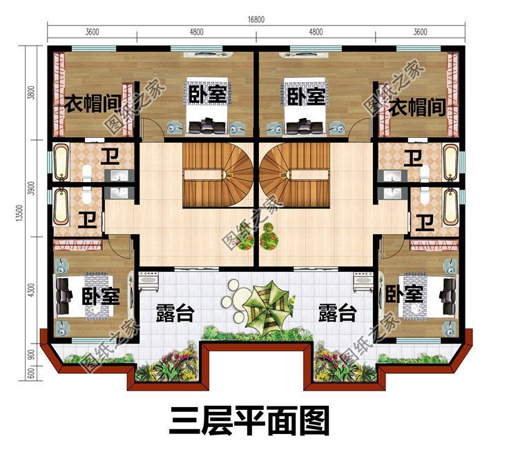 雙拼兄弟自建房，圓蓋別墅夢想，家人住在一起更熱鬧