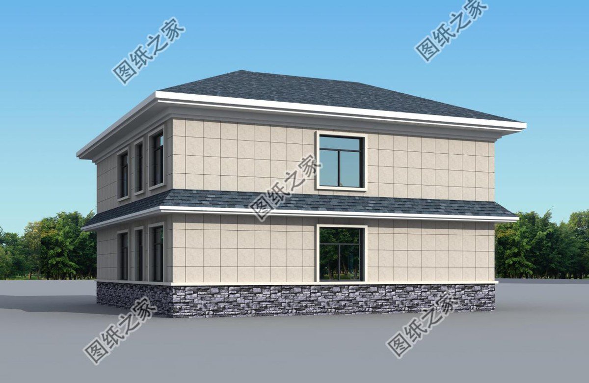 占地150二層別墅設計，夢想鄉村生活的標配，父母親和小孩都愛