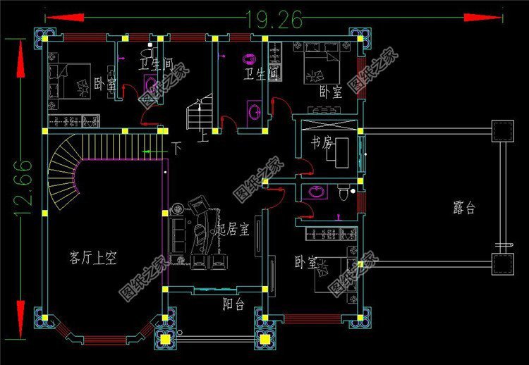 農村二層帶配套房設計，不僅外觀造型精美大氣，布局也實用