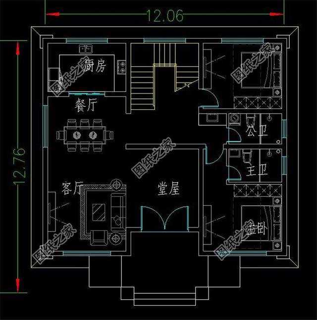 新款簡歐式二層別墅，外觀大氣美觀，內部精致實用
