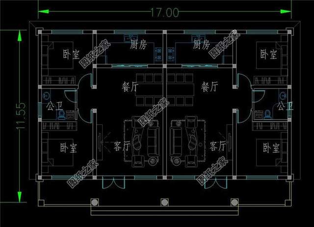 兄弟雙拼別墅設計，選對了好戶型，家庭幸福美滿