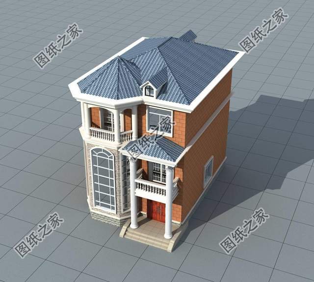 三層小別墅設計圖，我敢打賭，99%的人見了之后都會愛上它