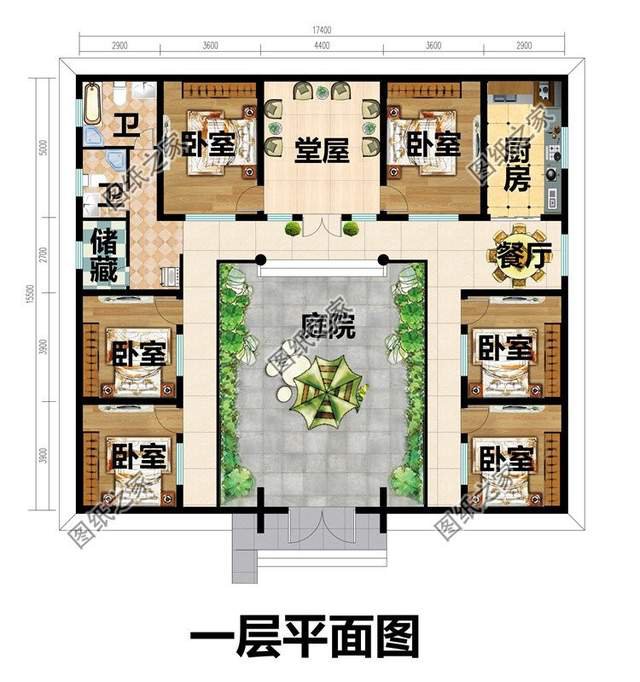 一層瓦房三合院設計，空間力無窮大，堪比豪宅的舒適度