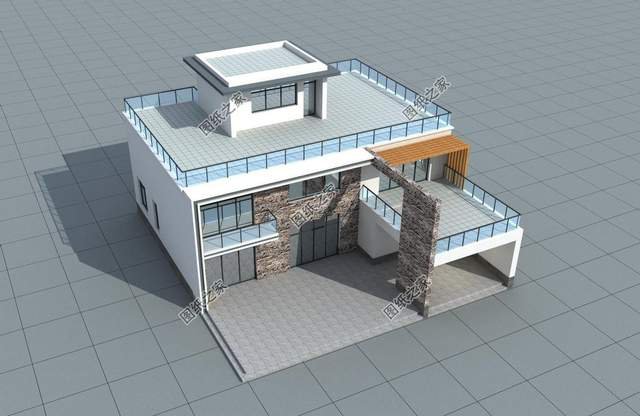 現(xiàn)代化房屋設(shè)計(jì)，外觀造型新穎時(shí)尚，專為年輕人打造