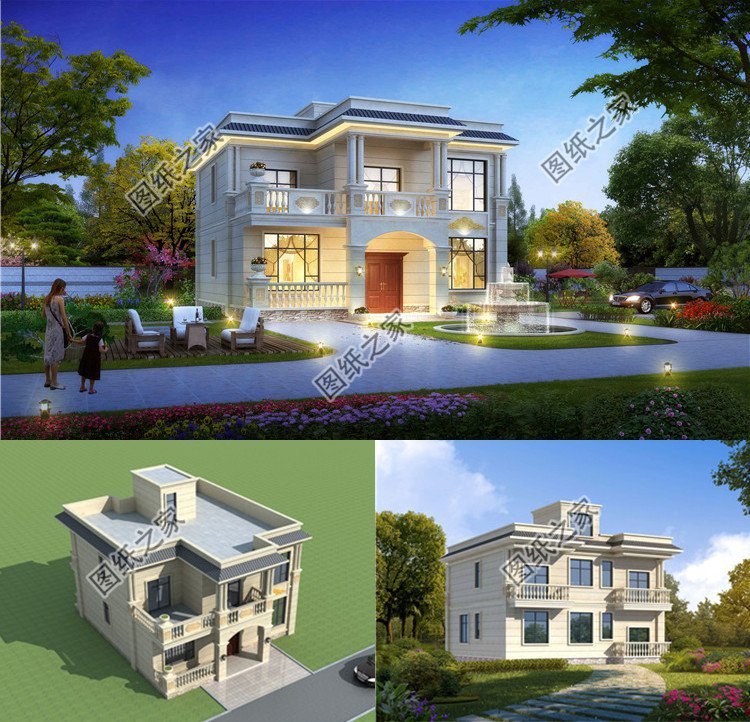 耐看的二層別墅，既簡潔又實(shí)用，最重要的是顏值高