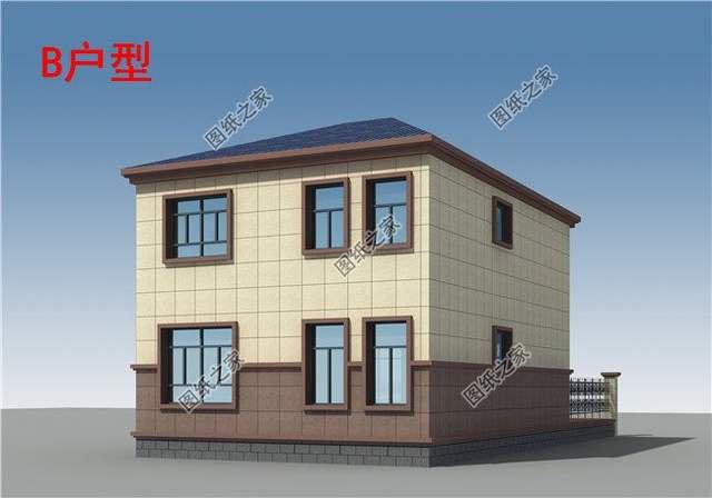 農村磚混二層設計圖，有種復古感，歐式獨特的氛圍