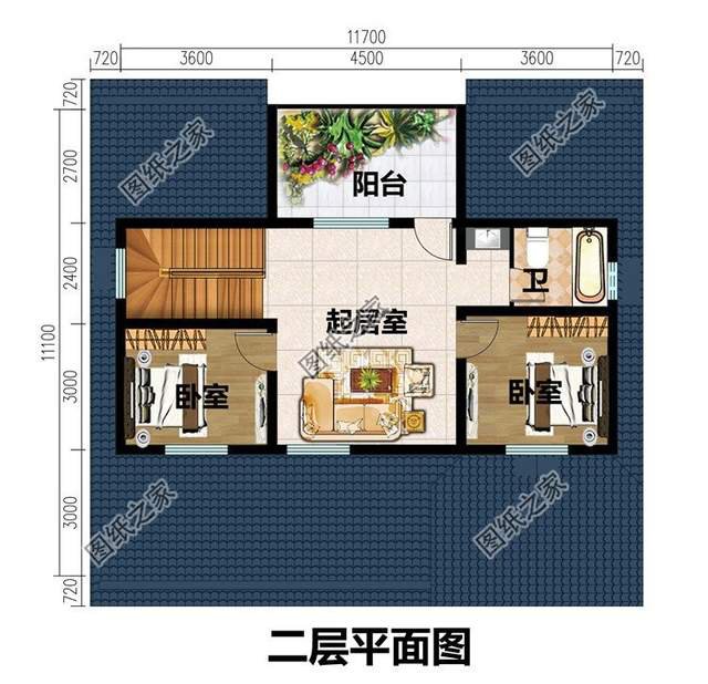 農村自建房一層半小洋房，簡約實用造價低