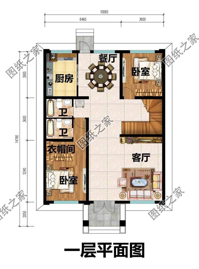 三開間二層別墅設計，時尚秀麗，大方舒適