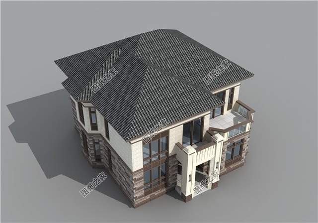 農(nóng)村雙層別墅設(shè)計(jì)，清新華麗，精益求精