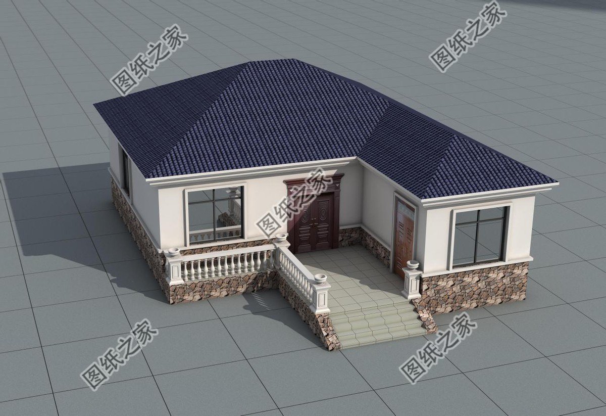 7字型農村一層自建房，安詳歸家，給您田園享受