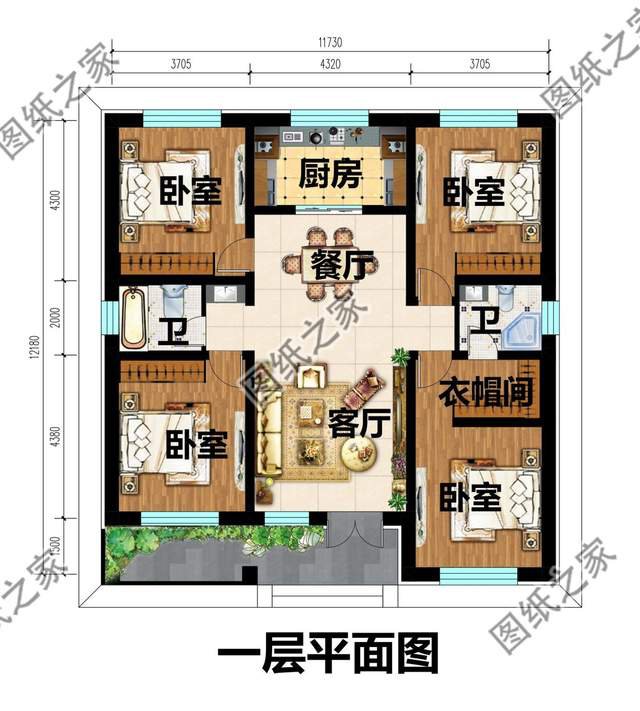 一層三開間養老房設計，重視起來每一餐煙火，認真感受每一個朝暮