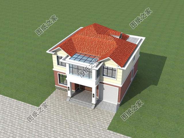 二層農(nóng)村別墅設(shè)計(jì)，帶閣樓帶車(chē)庫(kù)，性?xún)r(jià)比超高