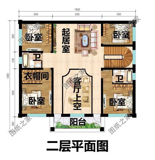 新中式二層別墅設計，樸素淡雅的設計風格，突出中式的沉靜氛圍