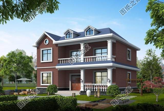 二層半農村自建房設計，大氣精巧不乏舒適，堪稱夢想家園