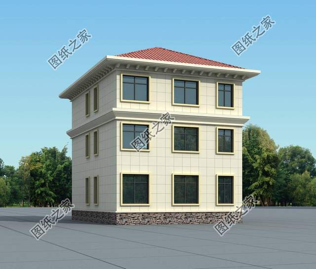 現代簡約三層自建房設計，帶陽光房配置，別有一番天地