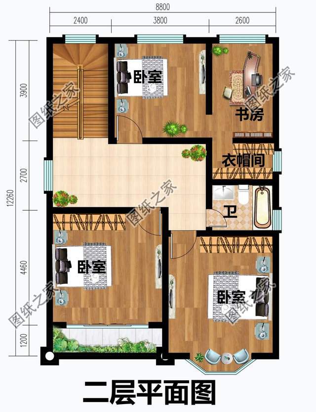 現代簡約三層自建房設計，帶陽光房配置，別有一番天地