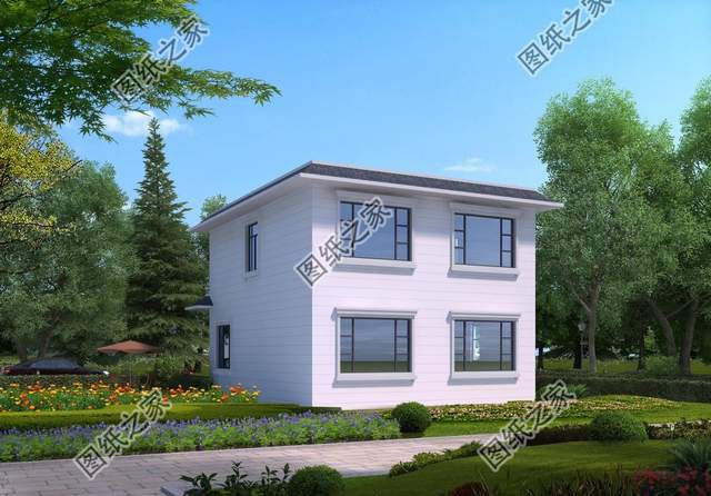 農村二層小戶型自建房，設計精美美觀，小面積也能有舒適的感覺