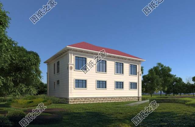 二層華麗農村自建房設計，帶著歐式的典雅，猶如藝術氣息的油畫