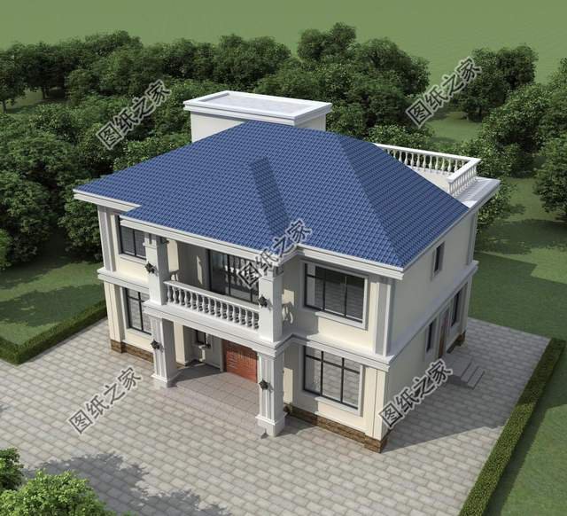 方正簡約風二層別墅怎么設計才能大氣時尚又好看呢？