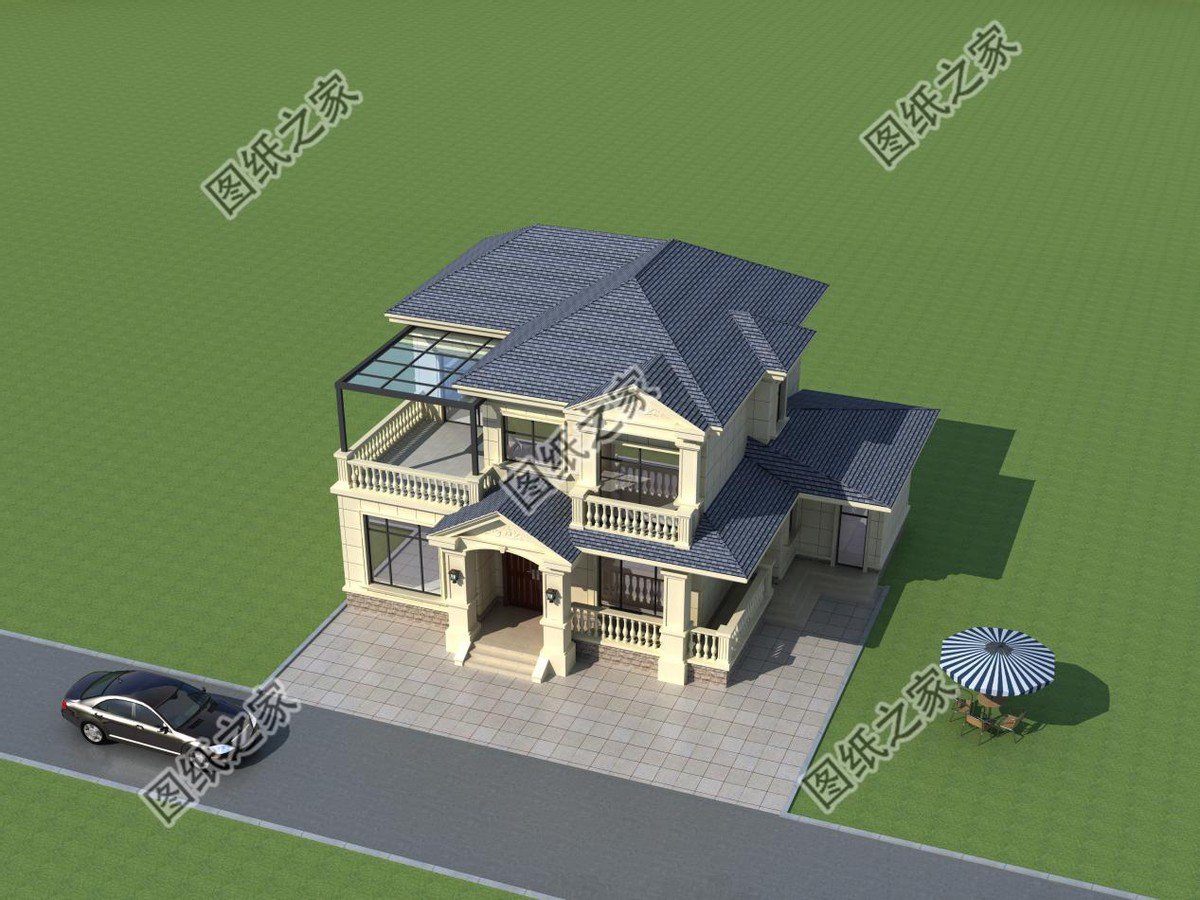 二層半唯美別墅設計，帶有時代的色彩，以獨特的魅力征服了眾人