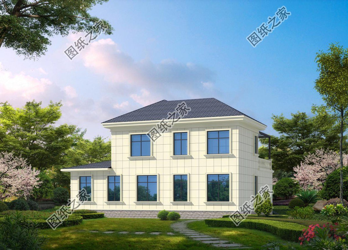 二層半唯美別墅設計，帶有時代的色彩，以獨特的魅力征服了眾人