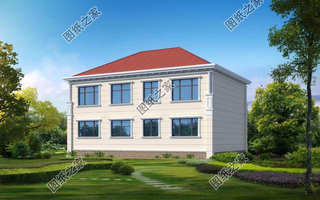 農村溫馨二層自建房，煙火村聲遠，林菁野氣香