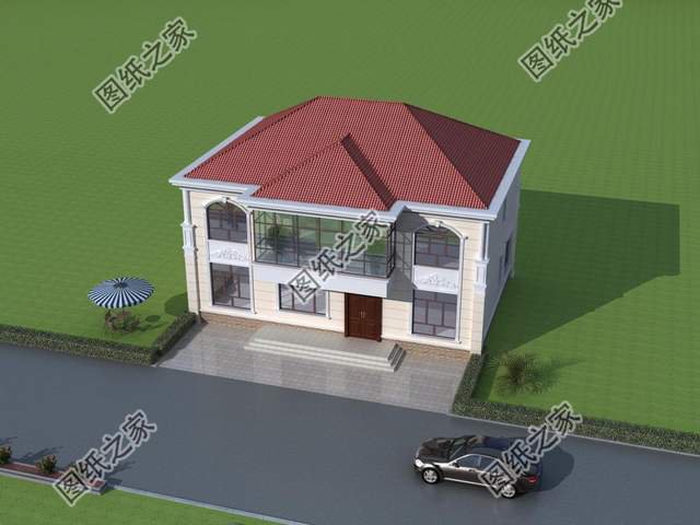 農村溫馨二層自建房，煙火村聲遠，林菁野氣香