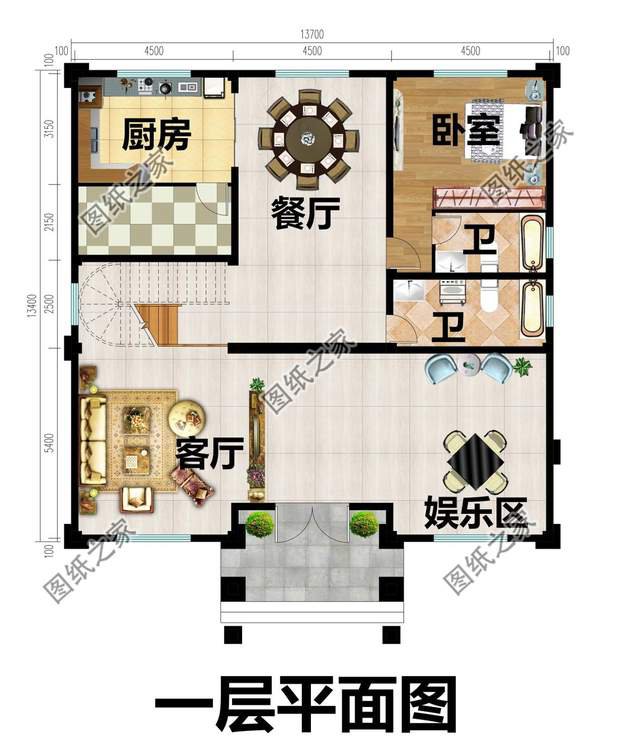 50w農(nóng)村三層別墅設(shè)計(jì)圖，在這里靜下心來(lái)，身體也會(huì)得到放松