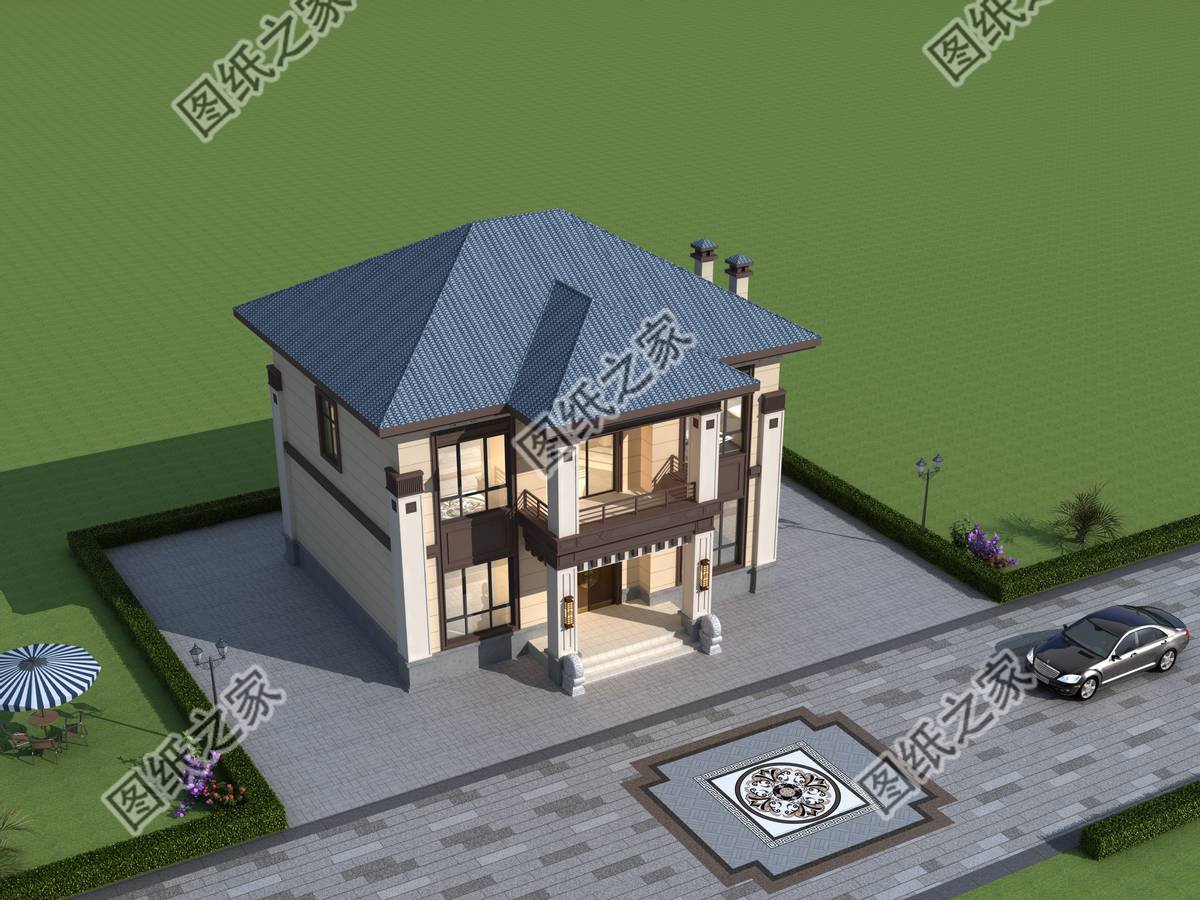 帶土炕房二層別墅設計，簡單實用戶型最經典，適合二層住宅