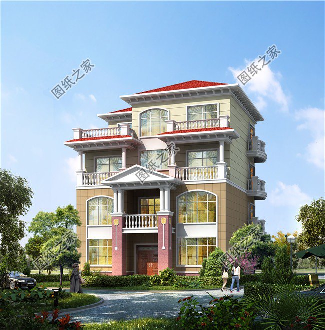 農村四層別墅設計，戶型簡單好看實用，是高層住宅的首選