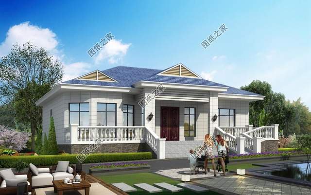 農村一層別墅設計，外觀時尚美觀，內部帶給你舒適享受