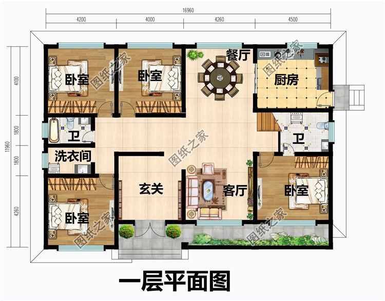 一層半農(nóng)村小別墅圖片大全，簡單好看又舒適的設(shè)計，人見人夸