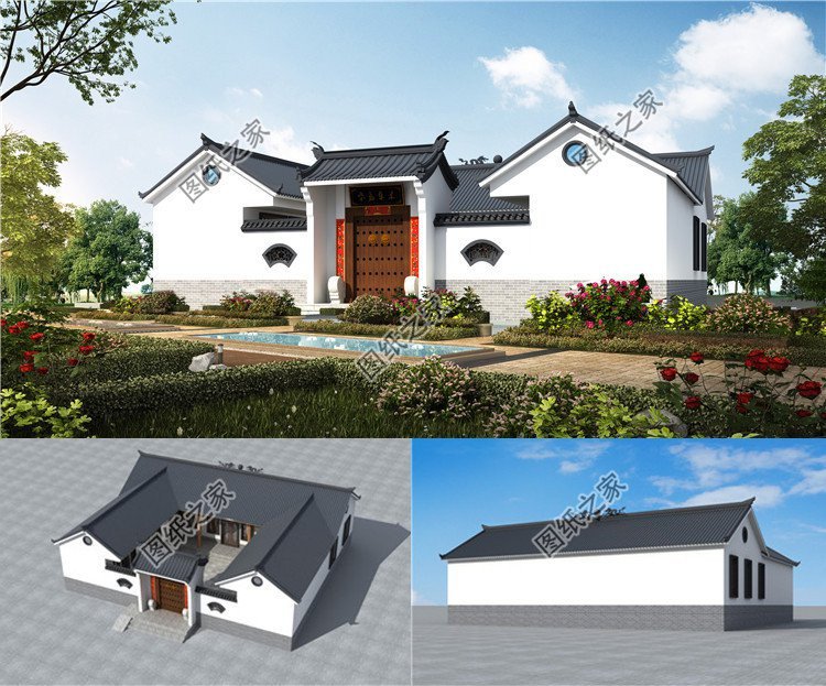 農村自建四合院，古典美觀又舒適備受許多人的青睞