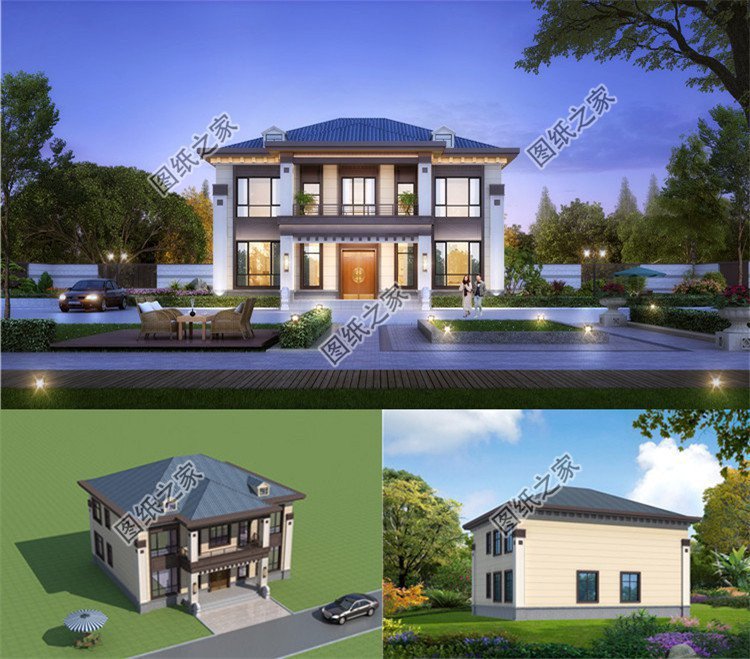 老爸打算開春后建房給了我5款圖紙，不知道該選哪一套？