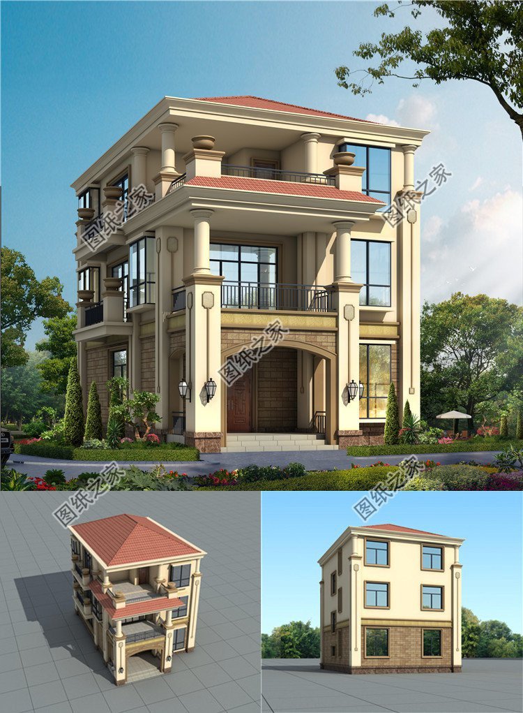 小面積高層別墅設計，小戶型也能蓋出豪宅感