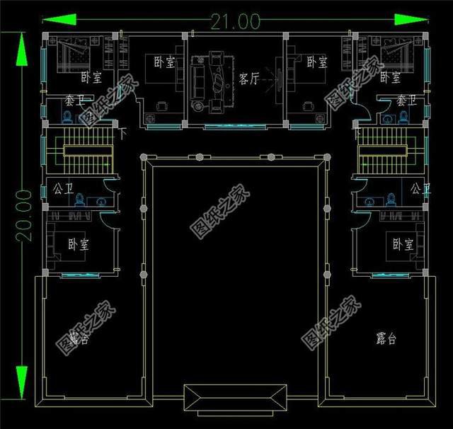 中式合院別墅設計，緊跟時代潮流，增加更多的實用性功能