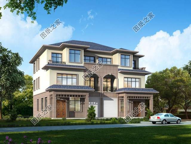 5款設(shè)計(jì)出彩的自建房圖紙，車庫豪宅都有了，好日子還遠(yuǎn)嗎？