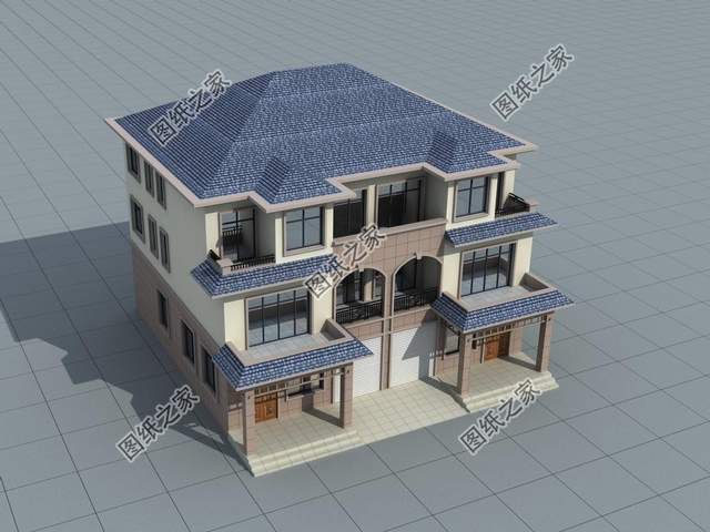 5款設(shè)計(jì)出彩的自建房圖紙，車庫豪宅都有了，好日子還遠(yuǎn)嗎？