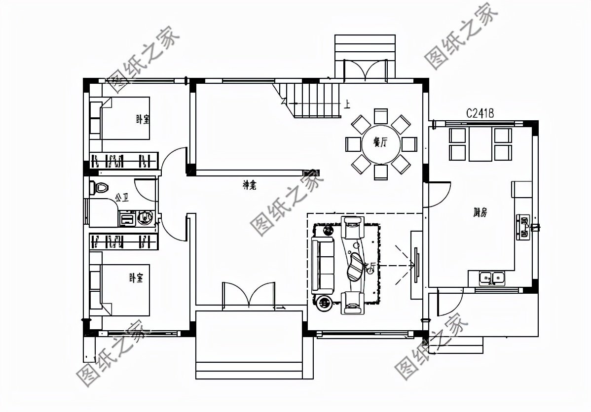 現(xiàn)代農(nóng)村別墅效果圖，內部功能夠用，不需要太多的成本就能建造