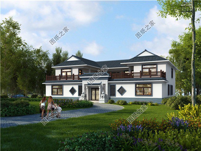 兩層四合院別墅，不易過時(shí)的農(nóng)村住宅，改變自家的居住空間