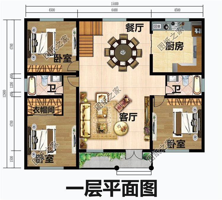 美式小二層別墅設計，在老家過上幸福的小資生活