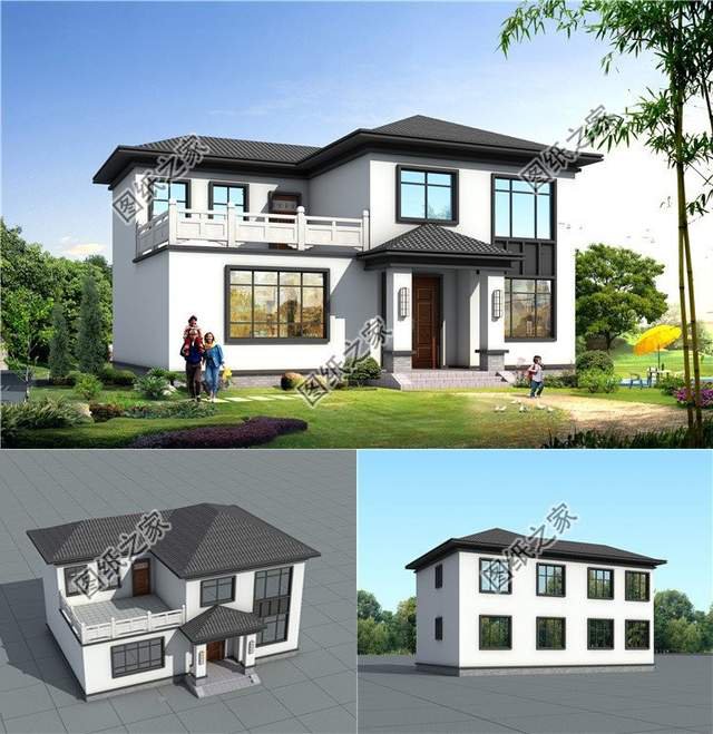 新中式別墅設計合集，7080后的最愛款式，以下你最喜歡哪一款呢？