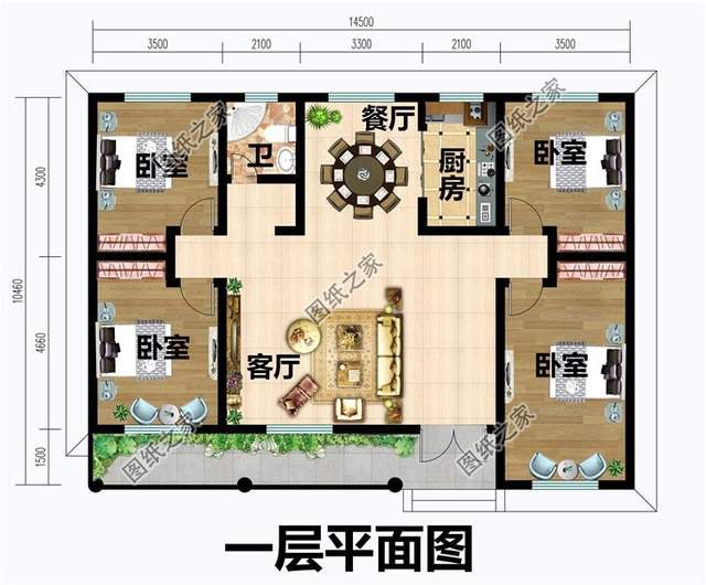 一層自建房合集，大城市買房壓力大，不如返鄉建一層房呢