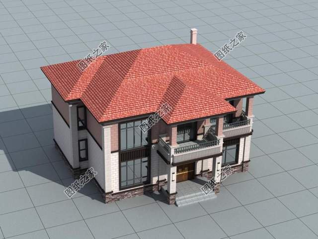 5款同色系農村別墅設計，配色組合簡單好看，經典戶型超級溫馨