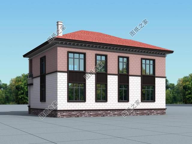 5款同色系農村別墅設計，配色組合簡單好看，經典戶型超級溫馨