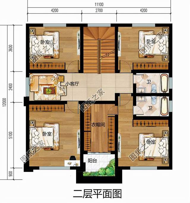 五款農村別墅設計圖，合理的室內布局，帶來超高的居住性價比