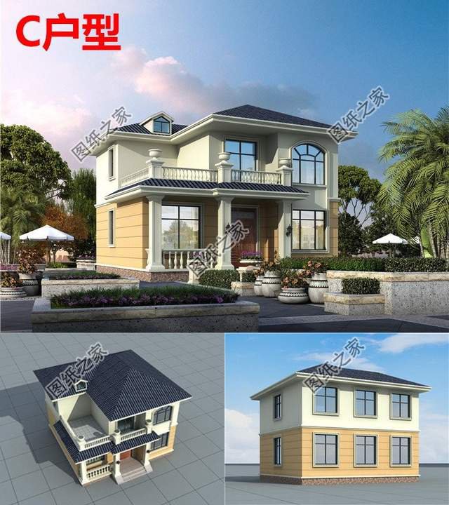 五款農村別墅設計圖，合理的室內布局，帶來超高的居住性價比