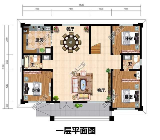 鄉(xiāng)村兩層自建房設(shè)計(jì)，農(nóng)村建房中的實(shí)力派，經(jīng)濟(jì)實(shí)用的好戶型