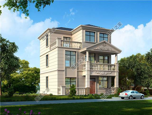 新農(nóng)村三層別墅設(shè)計，不易過時，這樣的住宅太讓人喜愛了